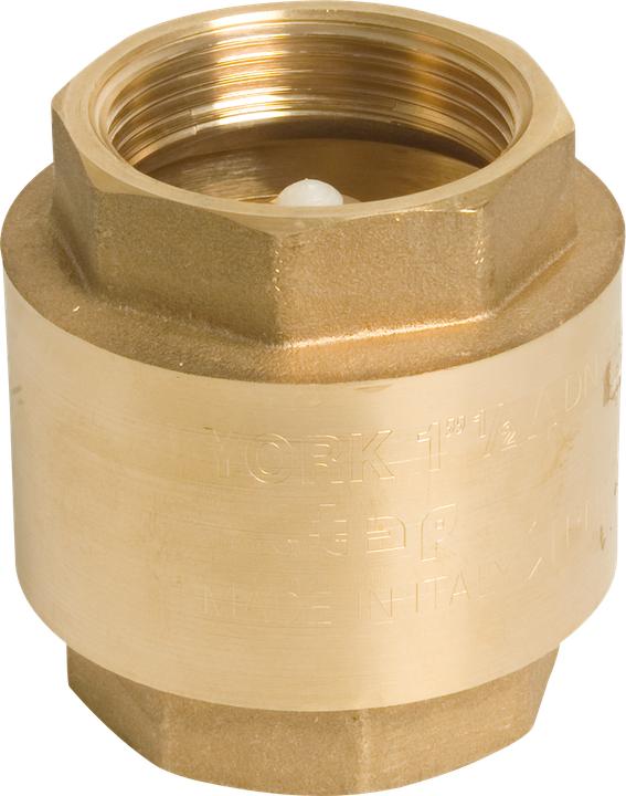 Actual product image Itap Rückschlagventil Federbelastet Messing 1 1/2" Innengewinde 10bar DN40 Typ York 103