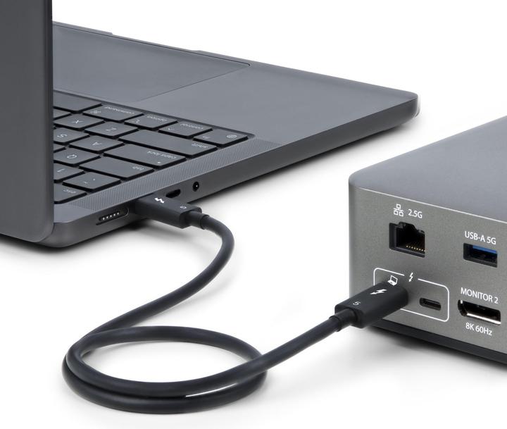 Produktbild StarTech Cable Thunderbolt 5, 240W PD, 8K, 0,8m (0.80 m, USB 4.0, 240 W)