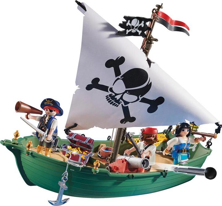 Actual product image Playmobil Piratenschiff mit U-Boot Motor (71713, Playmobil Pirates)