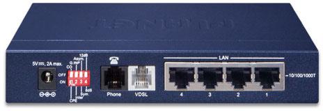 Produktbild Planet VC-234G 4Port 10/100/1000T Ethern. to VDSL2 Bridge