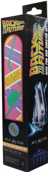 Actual product image Fanattik Retour vers le futur set sous-mains revêtu & sous-verre Hoverboard Limited Edition