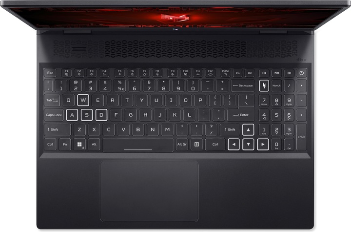 Actual product image Acer Notebook||Nitro|AN16-41-R0WZ|CPU 7535HS|3300 MHz|16"|1920x1200|RAM 16GB|DDR5|SSD 512GB|NVIDIA GeForc (16", AMD Ryzen 5 7535HS, 16 GB, 512 GB, Eng. Int.)