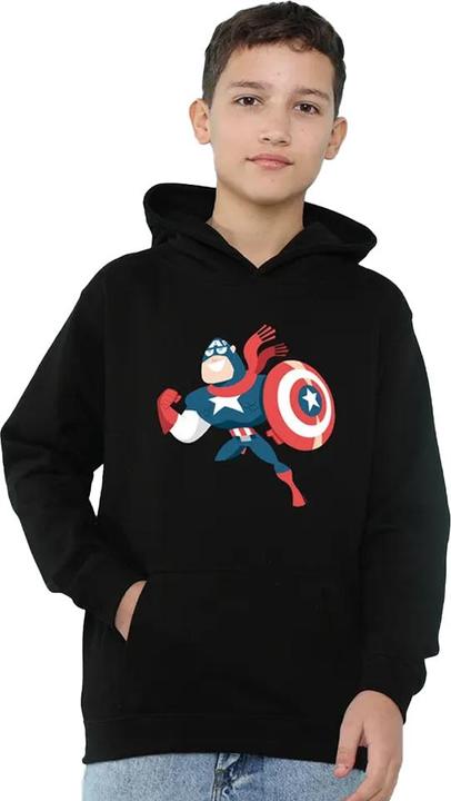 Produktbild Captain America Holiday Outfit Kapuzenpullover Zum Überziehen (128)