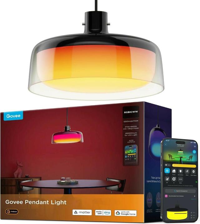 Govee Pendelleuchte 30 x 30 x 17.1 cm