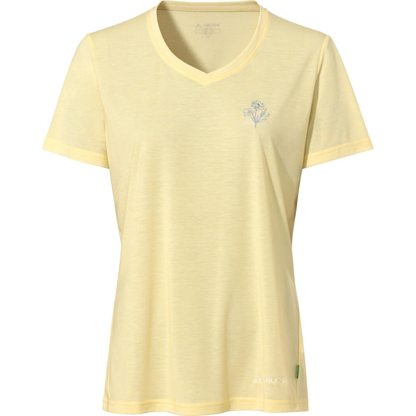 Vaude, Damen, Funktionsshirt, Women's Skomer Print T-Shirt III (44, XL), Beige, 44, XL