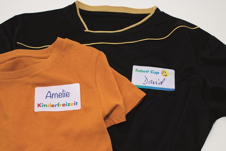 Actual product image HERMA A4 removable name labels