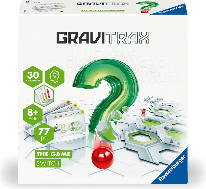 Immagine prodotto Ravensburger 25572 GraviTrax The Game Switch - Gioco di logica per gli amanti della corsa delle biglie