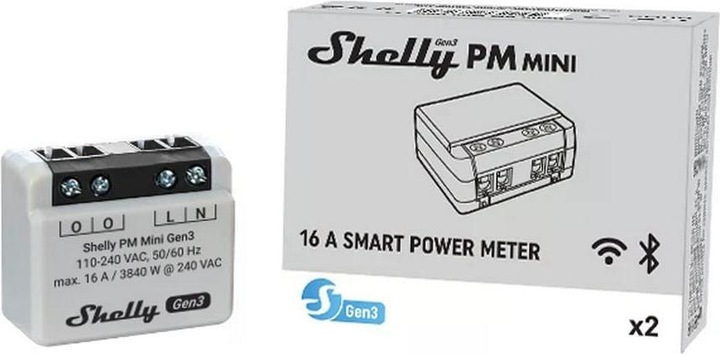 Produktbild Shelly PM Mini Gen3 x2