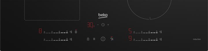 Actual product image Beko HII74700UF, Zwart, Ingebouwd, 70 cm, Inductiekookplaat zones, Glas, 4 zone(s) (70 cm, Induction hob)