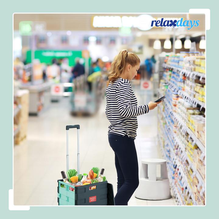 Produktbild Relaxdays Einkaufstrolley
