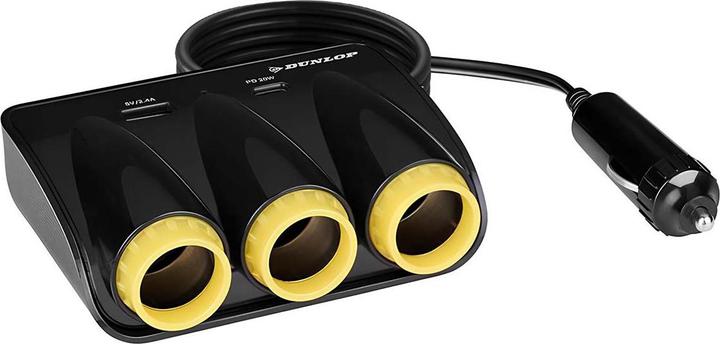 Produktbild Dunlop Socket 3 Way 12/24V ABS