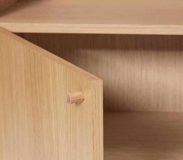 Image du produit Hübsch Prime Shelf Unit Natural (100 x 35 x 170 cm)
