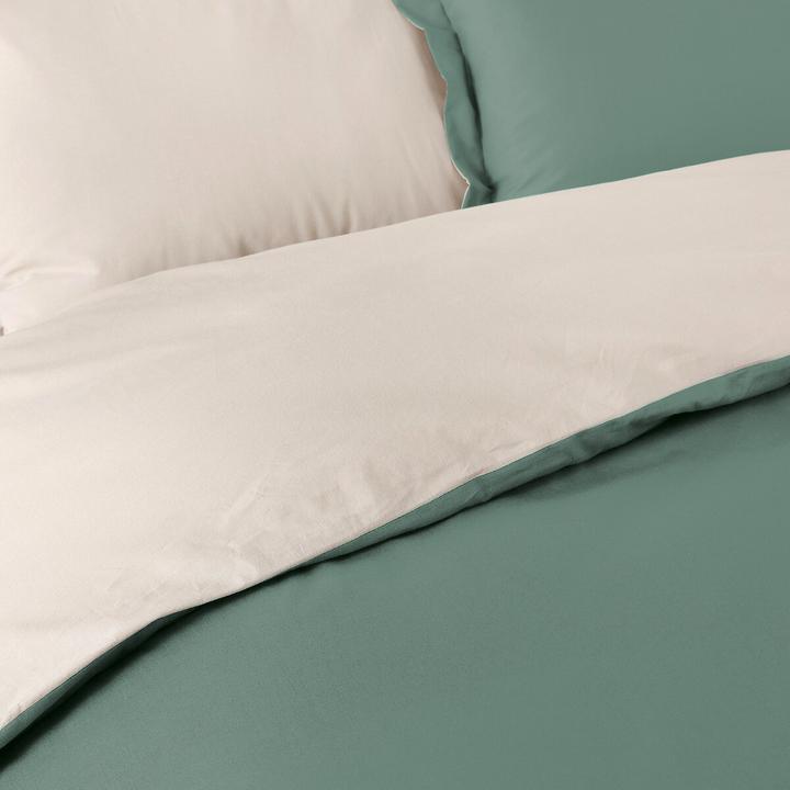 Image du produit So'home Coton Bicolore (Housse de couette, 140 x 200 cm)