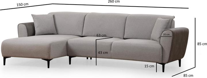 Produktbild Atelier del Sofa Aren (Ecksofa)