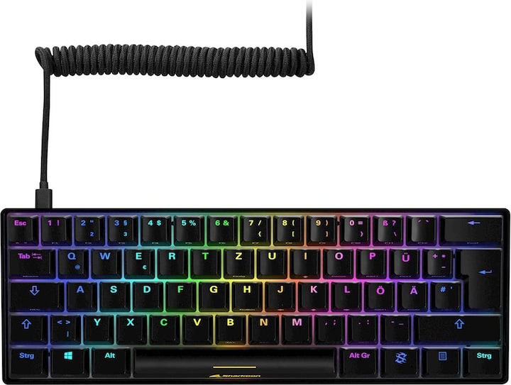 Actual product image Sharkoon Skiller SGK50 S4 (DE, Cable)