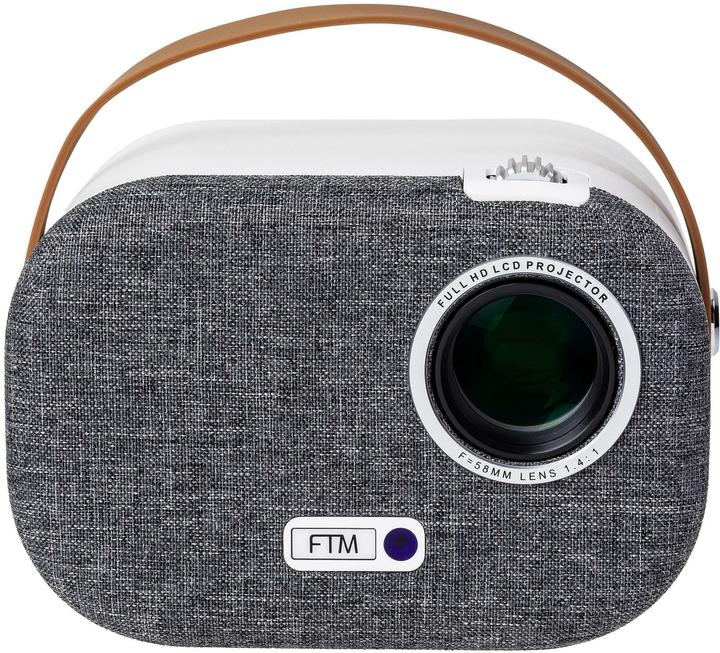 Image du produit FTM Projektor Mini, ANSI-Lumen: 200 lm, Auflösung: 1920 x (Full HD, 200 lm)