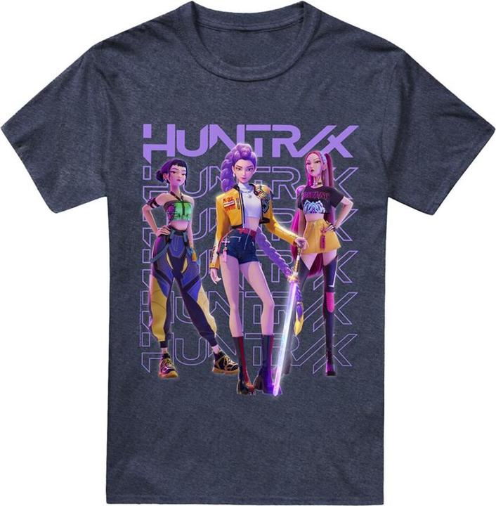 Image du produit K-Pop Demon Hunters - T-shirt motif Huntr/X style Pose de groupe - Adulte (XL)