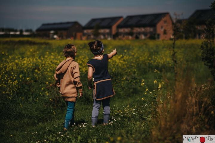 Produktbild ManyMonths Hooded Zip Cardigan - Acai Berry (3XL, 4XL, XL, XXL)