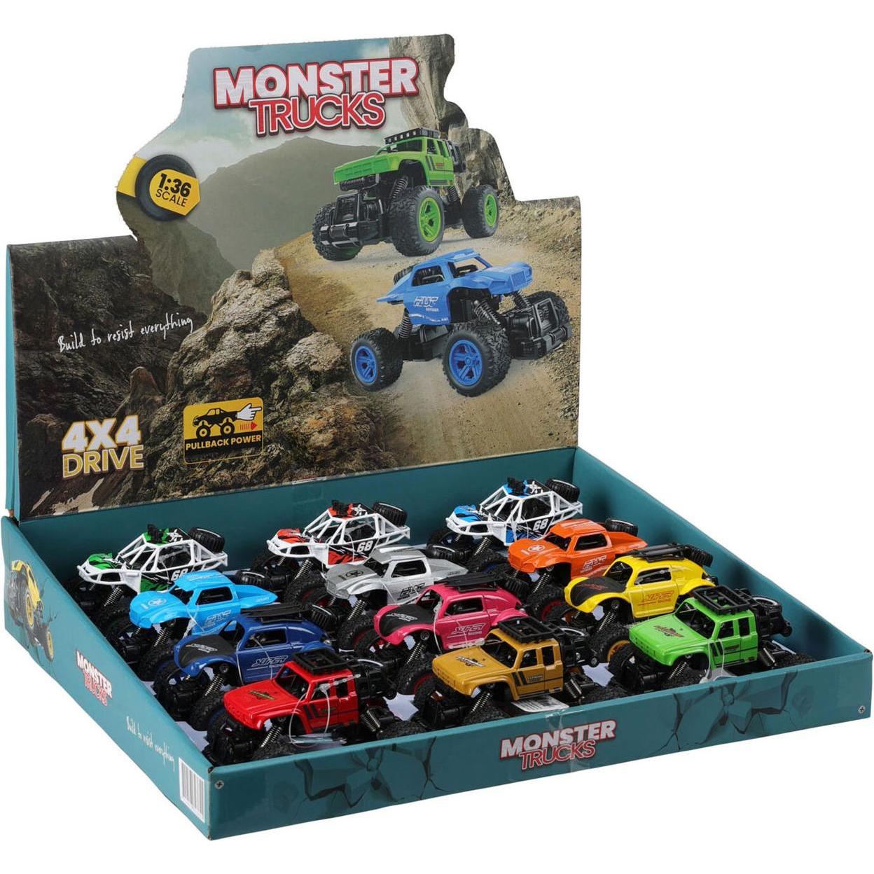 Thumbnail - Pull back -Monstertruck aus Druckguss