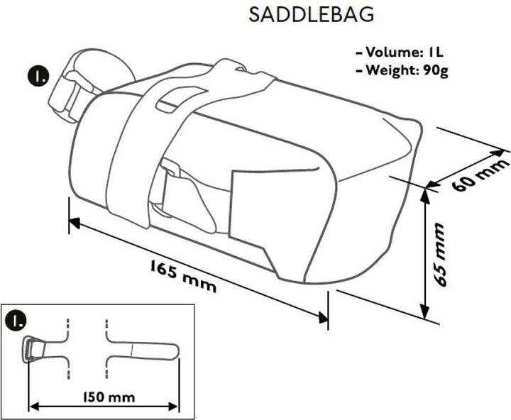Productafbeelding PRO Bike Gear Grind (0.60 l, Zadeltas)