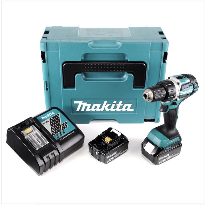 Actual product image Makita DDF484RTJ Cordless drill driver, 18 V, 2x 5.0 Ah Li-Ion, 54