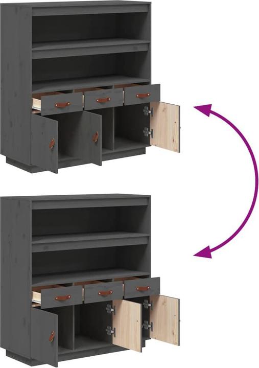 Image du produit vidaXL Highboard (100 x 100 x 108.50 cm)