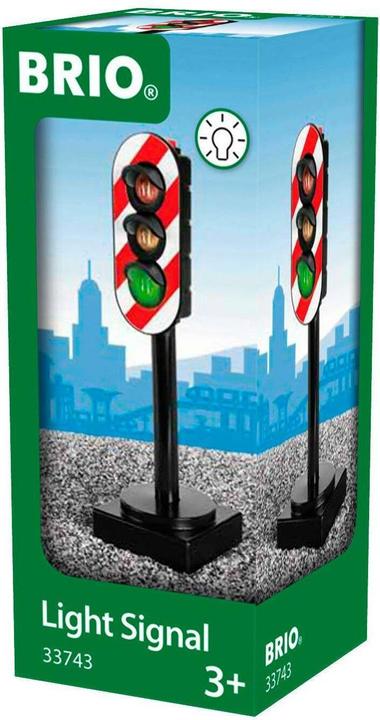 Actual product image Brio traffic light