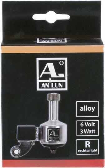 Actual product image Anlun DYNAMO ALU. RIGHT 6V 3W