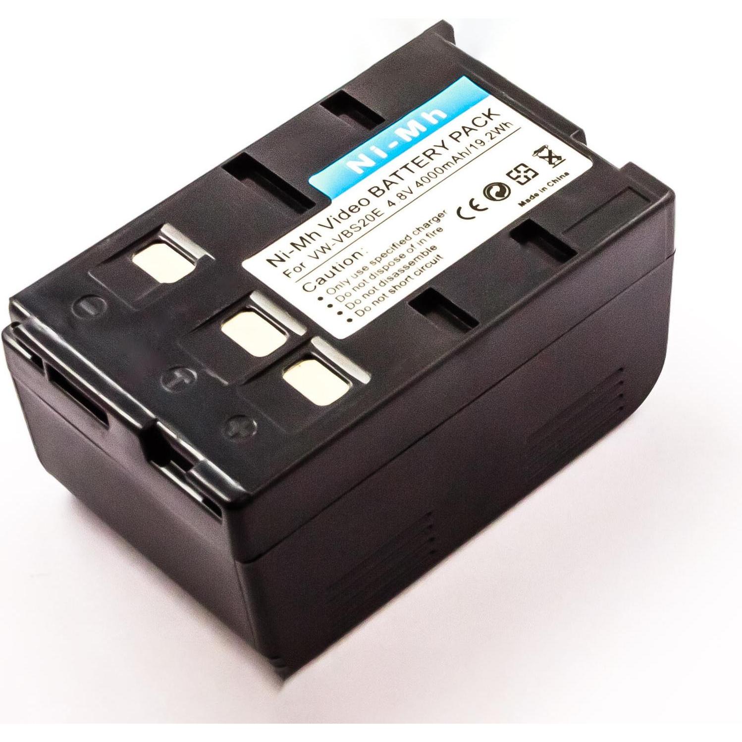 Thumbnail - AGI VW-VBH20E - 4000 mAh - 4,8 V - Nickel-Metallhydrid (NiMH) (Akku), Kamera Stromversorgung, Schwarz