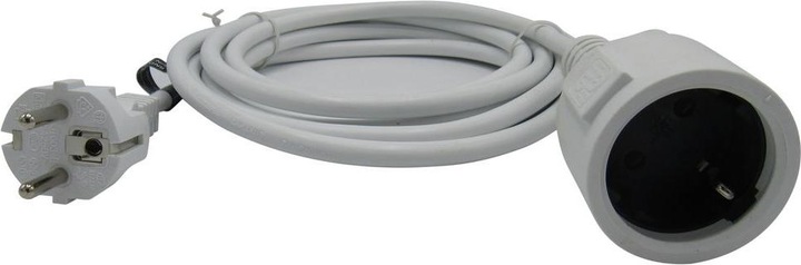 Produktbild RND AC-Netzkabel, Schutzkontaktstecker Typ F (CEE 7/4) - Schutzkontaktstecker Typ F (CEE 7/4), 3m (0.20 m)