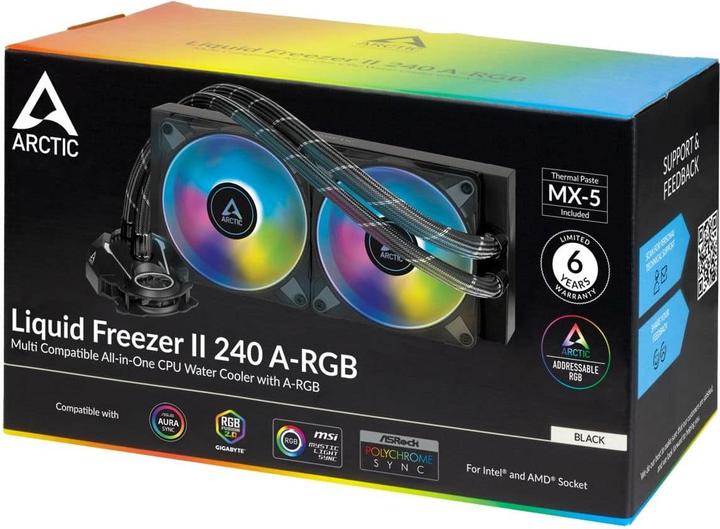 Actual product image Arctic Liquid Freezer II-240 A-RGB Black