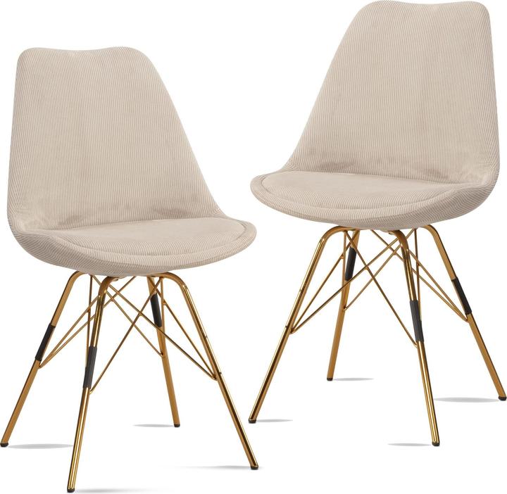 FineBuy Esszimmerstuhl 2er Set