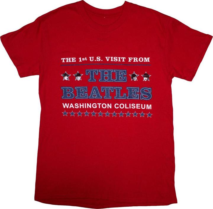 Produktbild The Beatles Washington '64 Stars Setlist TShirt (M)