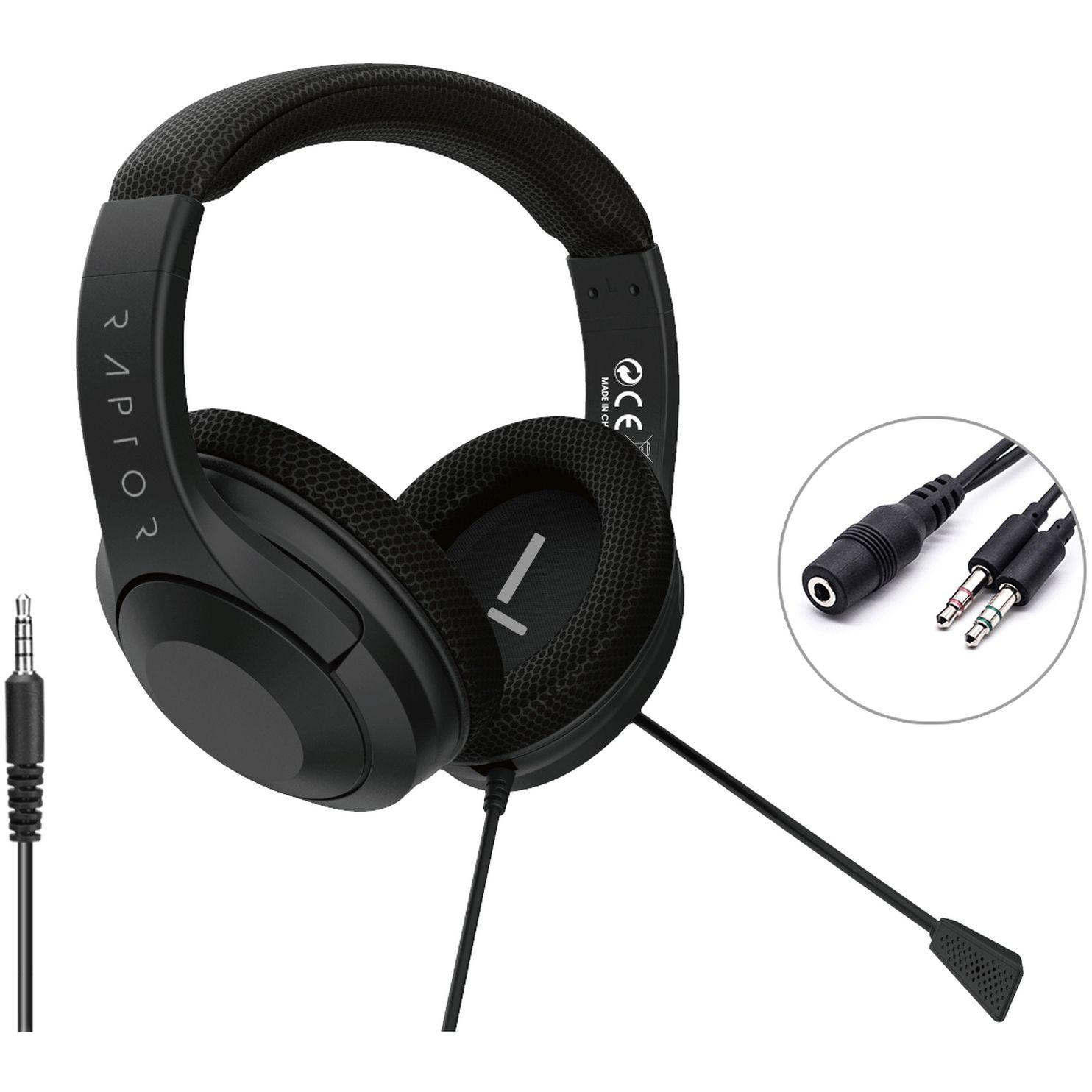 Thumbnail - Raptor Gaming H300 (Kabelgebunden), Gaming Headset, Schwarz