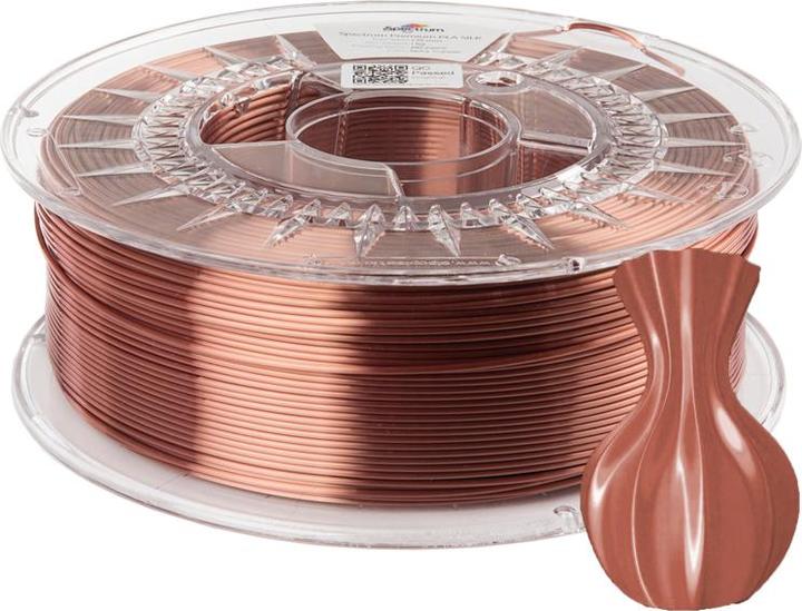 Immagine prodotto Filamento PLA SILK rame piccante 1.0kg 1.75mm (PLA, 1.75 mm, 1000 g, Marrone)