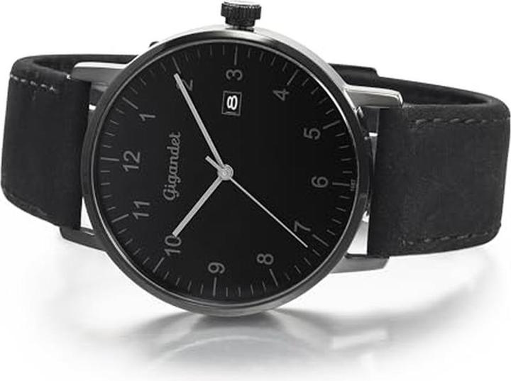 Image du produit Gigandet Montre analogique étanche pour homme avec bracelet en cuir (Montre analogique)
