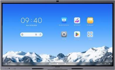Actual product image Hikvision Monitor interaktywny DS-D5C75RB/B2L 75" 4K (Android 14, EDLA) z kamerą (3840 x 2160 Pixels, 75")