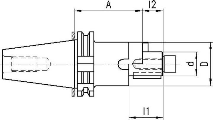 Produktbild Neriox Kombi-Aufsteckdorn DIN69871 A