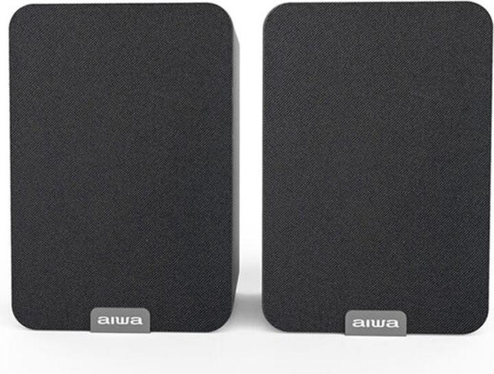 Actual product image Aiwa ASP-A200 Active Speaker Pair, black (1 pair, 25 W)