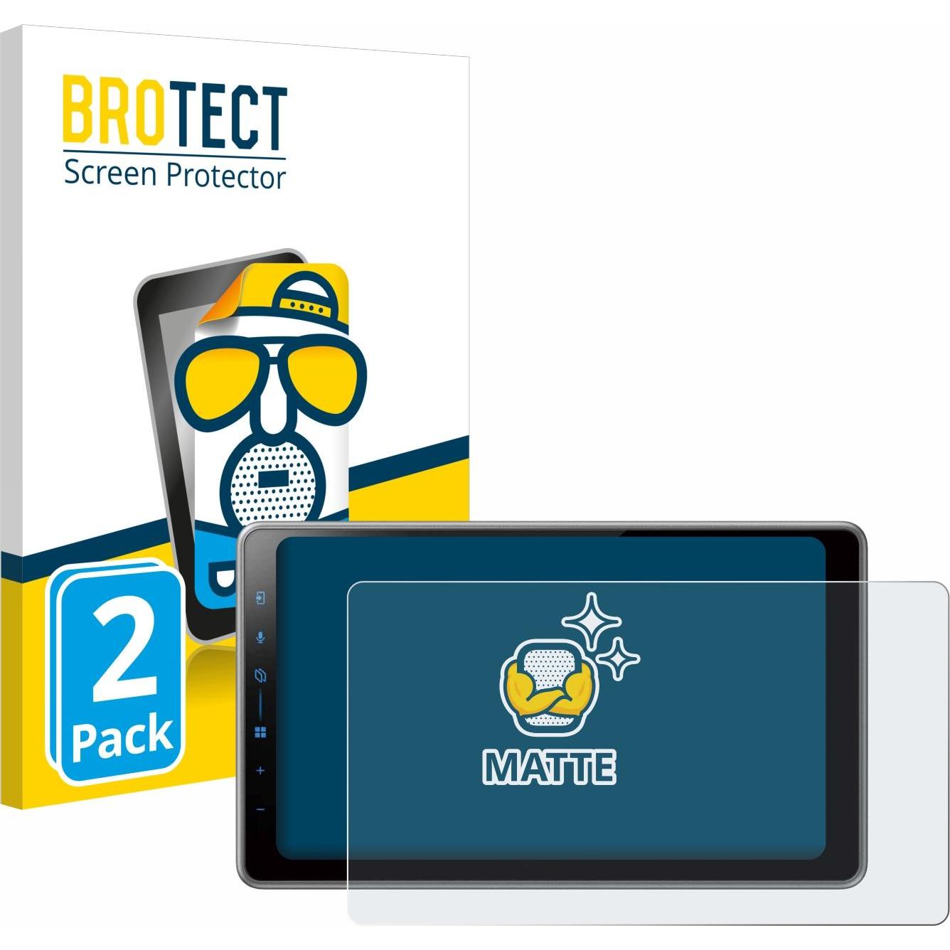 BROTECT, Fahrzeug Navigation Zubehör, Entspiegelungsfolie Displayschutz Displayschutzfolie Folie Matt