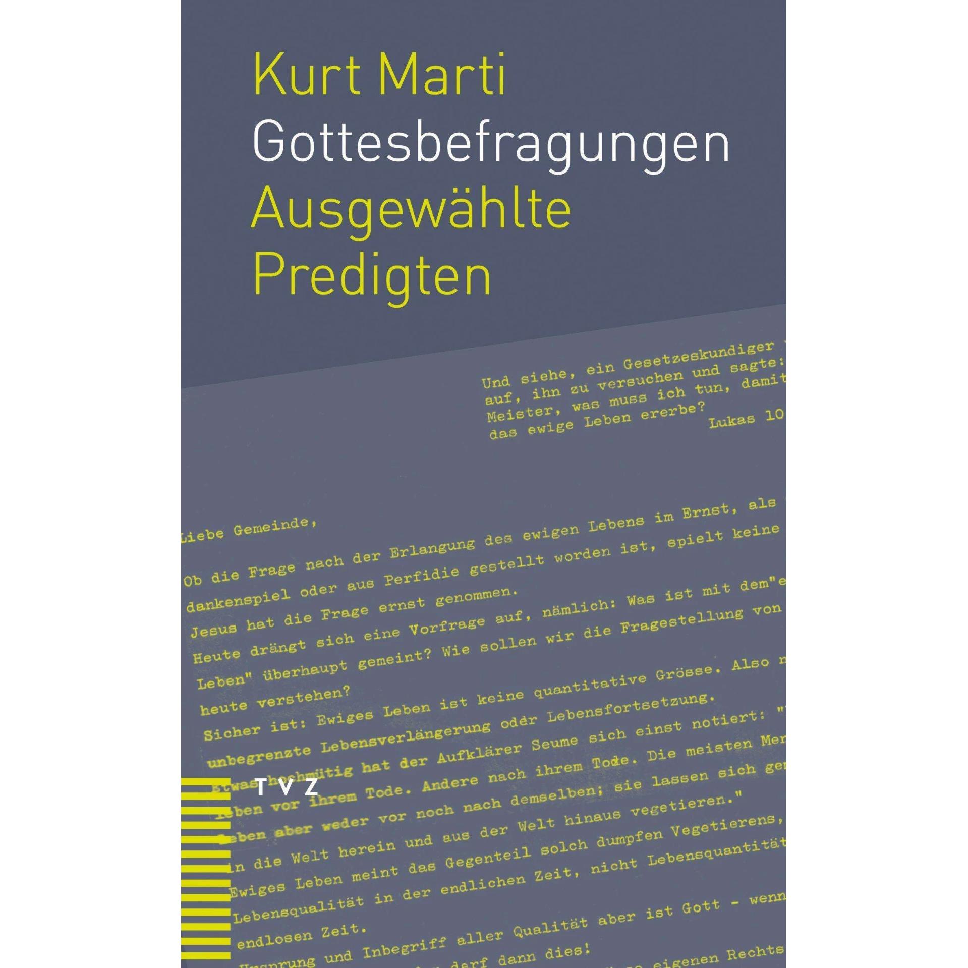 Gottesbefragungen, Sachbücher von Kurt Marti