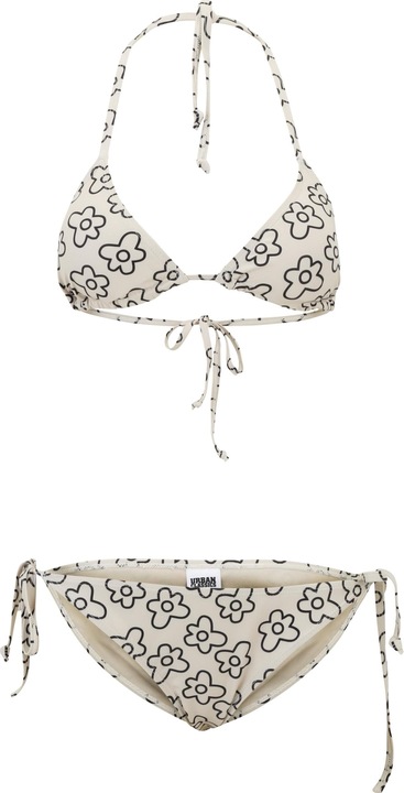 Actual product image Urban Classics Ladies Triangle Pattern Bikini - 12160 (XS)