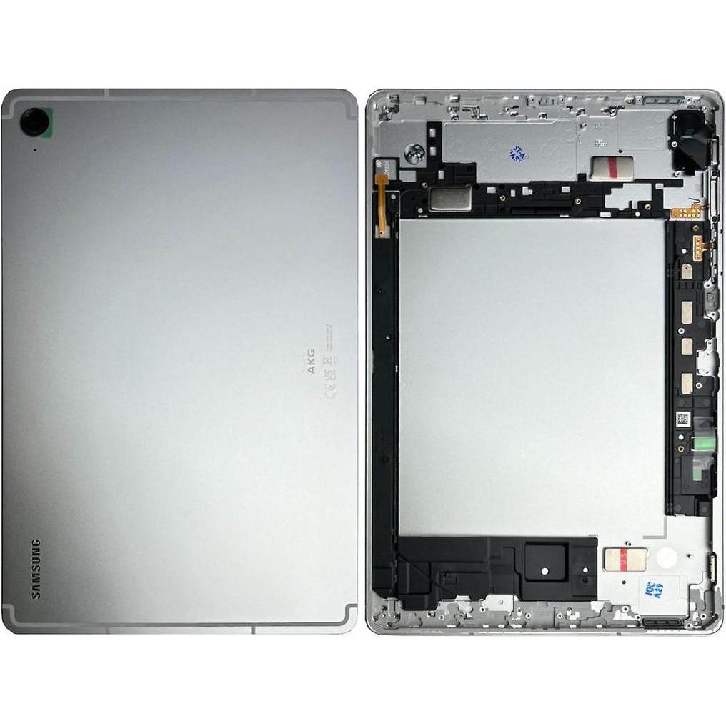 Samsung Galaxy Tab S9 FE Back cover Original - Silver (Galaxy Tab S9 FE), Tablet Hülle, Silber