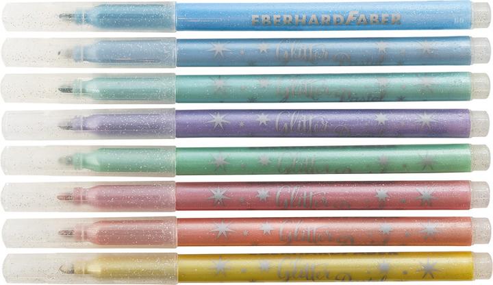 Actual product image EberhardFaber Fibre pen Glitter (8x)