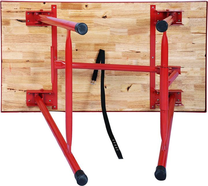 Actual product image Wiltec Workbench 120x62.5x83cm foldable workbench 300kg workbench workshop (62.50 cm, 120 cm)