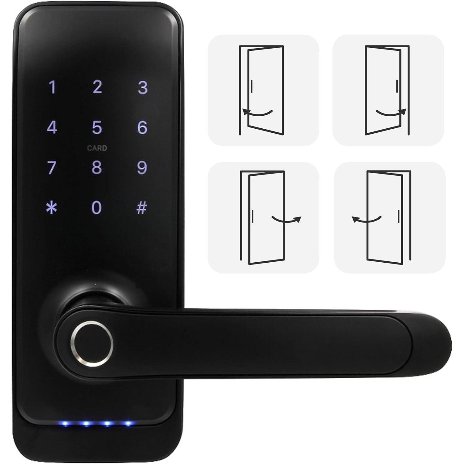 Eura Griff mit Zutrittskontrolle ELH-01H4 schwarz (36781)