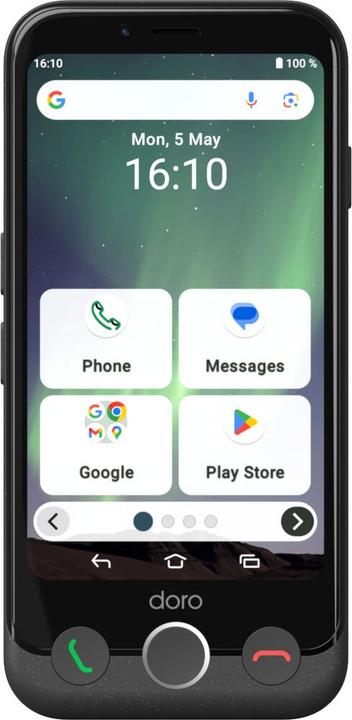 Actual product image Doro Aurora A10 / WCS graphit (64 GB, Graphite, 4.50", Dual SIM, 4G)