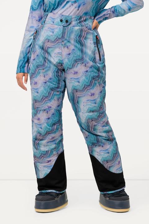 Actual product image Ulla Popken Triple Function Marbled Ski Pants (50)