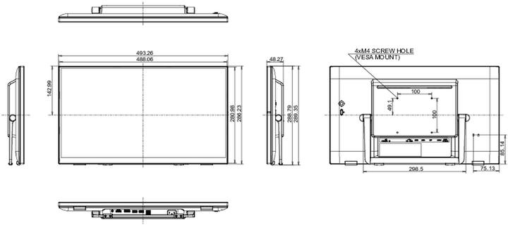 Produktbild iiyama ProLite T2255MSC-B1 (1920 x 1080 Pixel, 21.50")