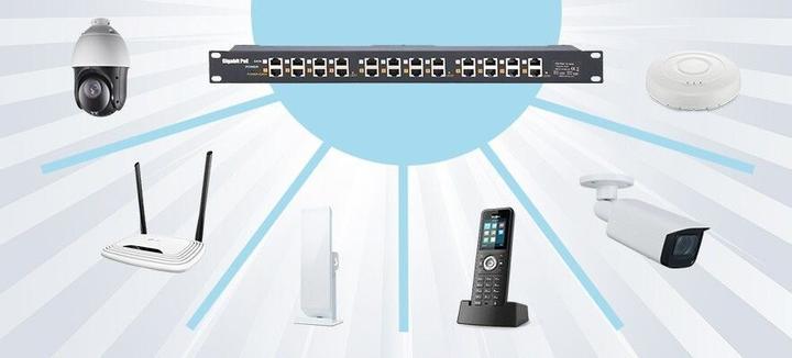 Actual product image Extralink POE INJECTOR 24 PORT GIGABIT Fast Ethernet, Gigabit Ethernet (802.3at (PoE+))